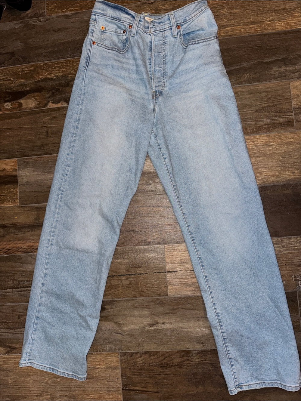 Levi’s rib cage Light Wash Straight Leg Jeans